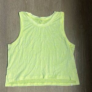 Lululemon Neon yellow tank